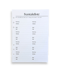 Kontaktliste à 2 stk dobbeltsidig A5 ark