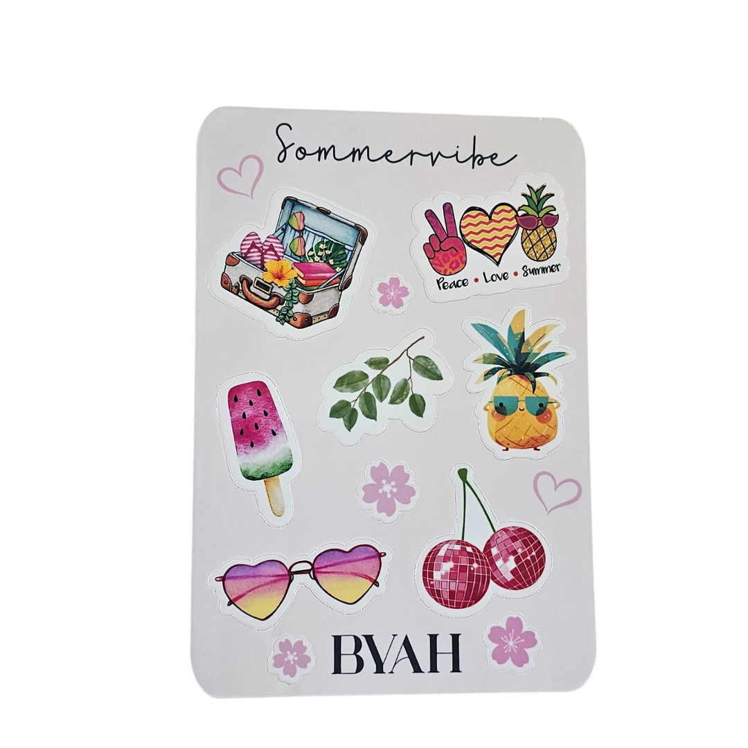 Sommervibe Klistremerke Ark