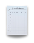 Prosjektkalender (med hullfeil) 12 uker - 25,-