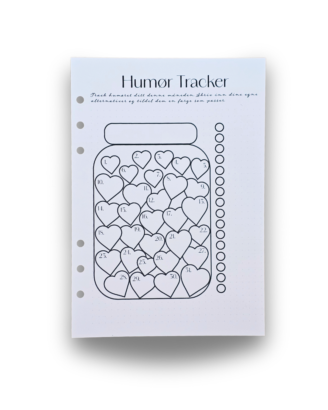 Humør tracker for 3 måneder