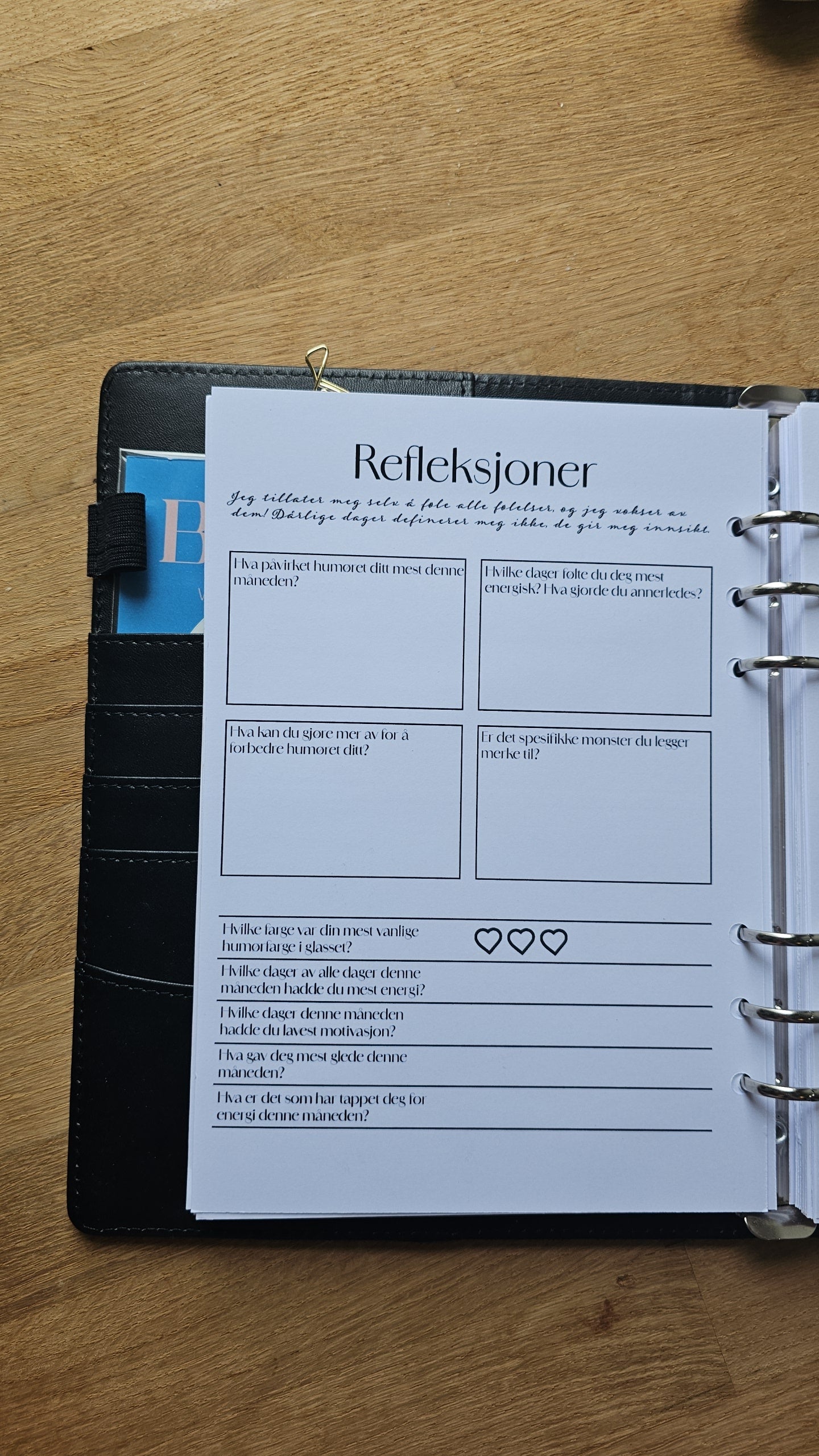 Humør tracker for 3 måneder