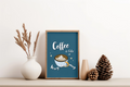 Coffee is like a hug in a mug plakat